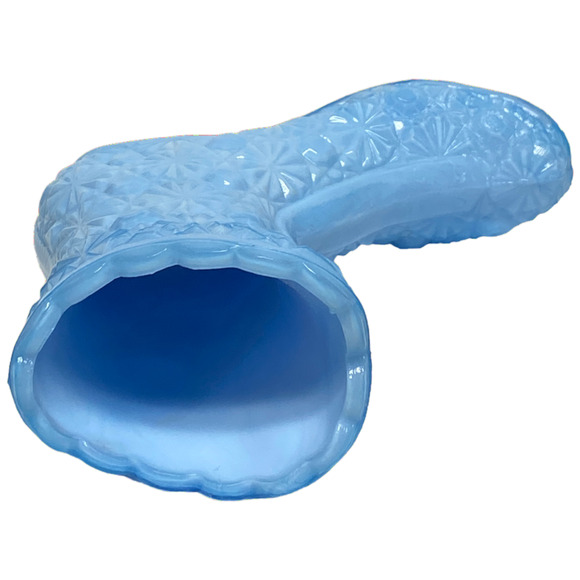 Daisy Button High Top Boot Shoe Boyd Glass 1998 Alpine Blue - Picture 4 of 16